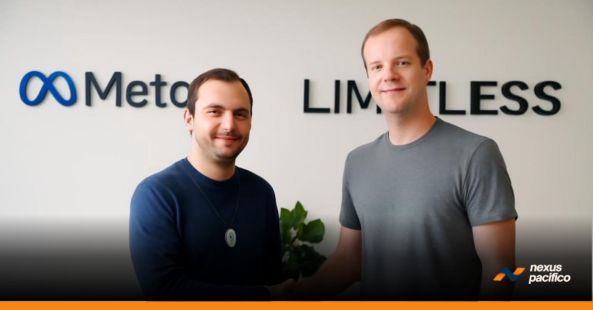 Meta adquiere la startup de wearables con IA Limitless y revela su rumbo próximo